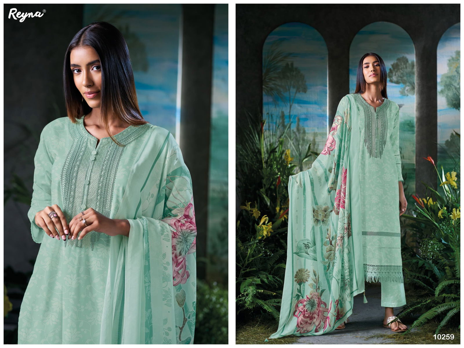 Alesha By Reyna Cotton Block Printed Dress Material Wholesale Price In Surat